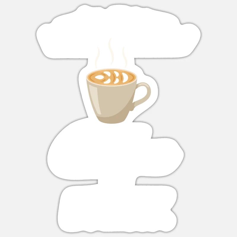 Lass Uns Eine Kaffeepause Machen Cafecito Sticker Größe S (10 x 10 cm)