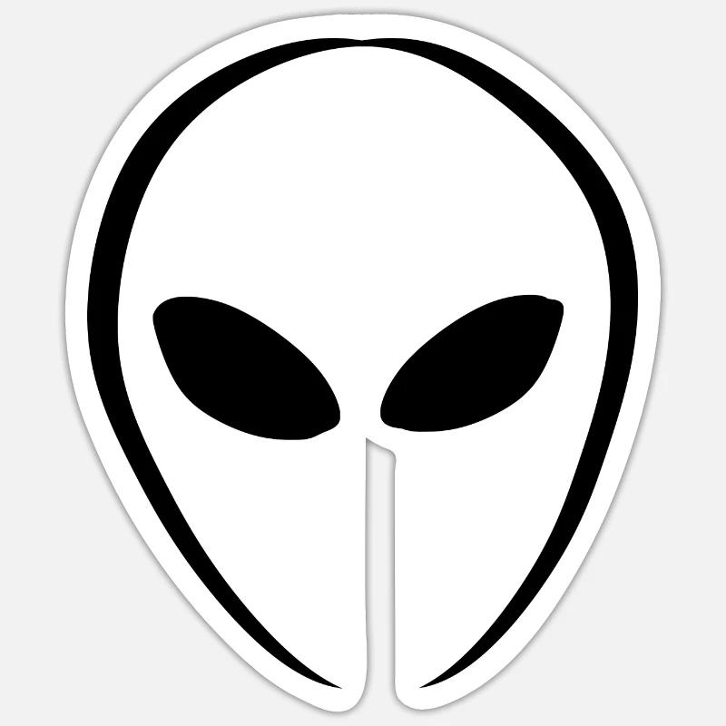 Aliens Alien Head Sticker size S (10 x 10 cm)