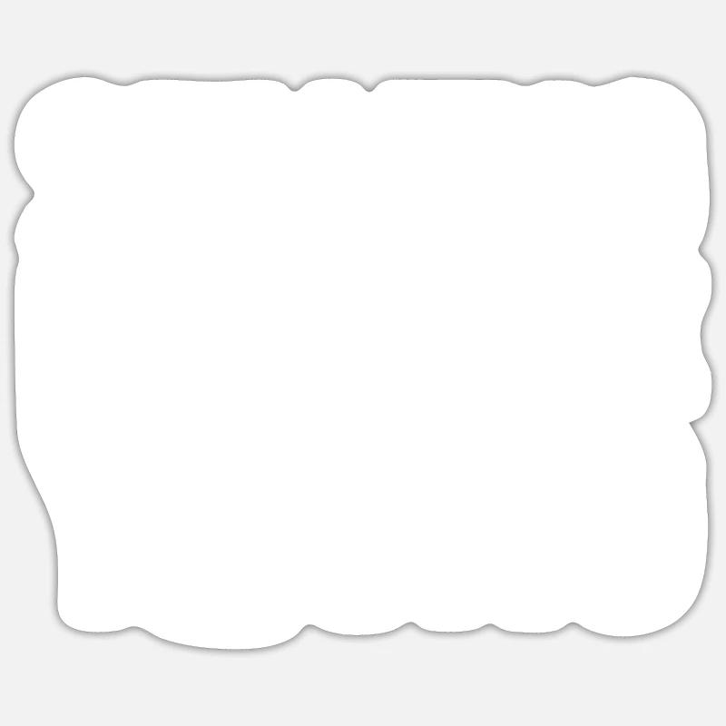 Sewing Sewing Machine - Sticker size S (10 x 10 cm) - white matte