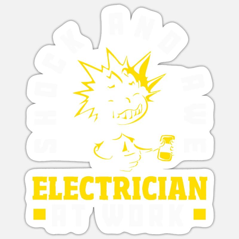 Circuit Wizards Expert Electrician Making - Sticker taille S (10 x 10 cm) - blanc mat