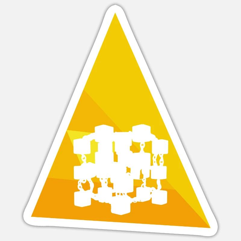 Crypto Cryptocurrency Crypto Sticker taille S (10 x 10 cm)