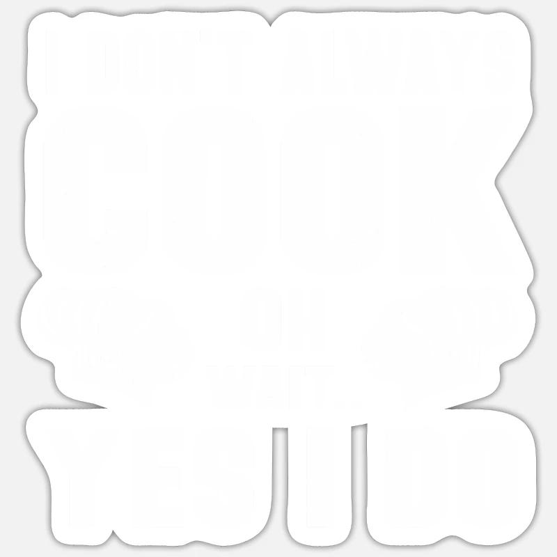 Chef Kitchen Chef - Sticker size S (10 x 10 cm) - white matte