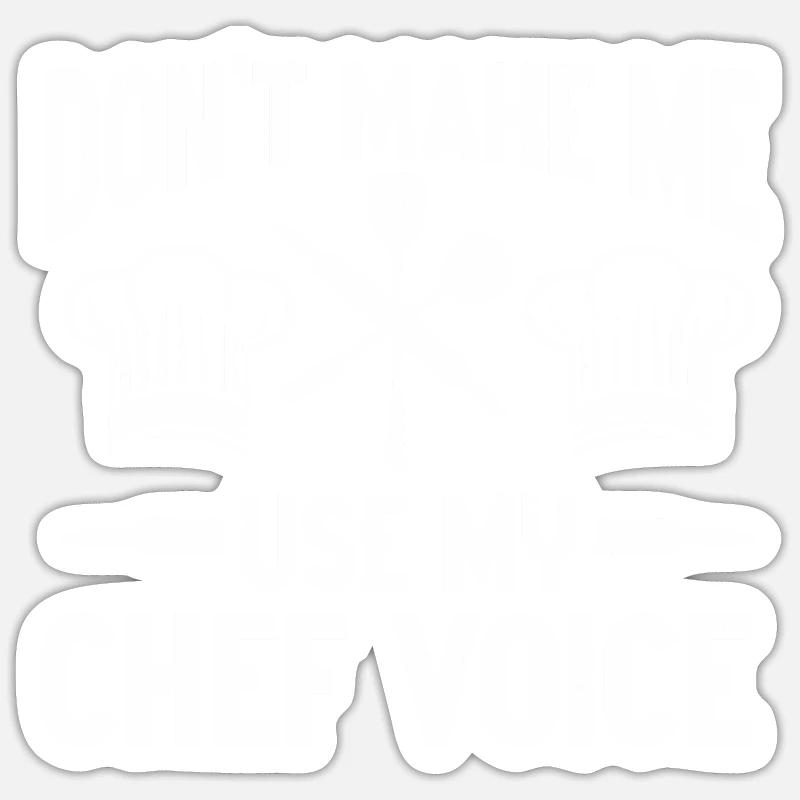 Chef Kitchen Cook Sticker size S (10 x 10 cm)