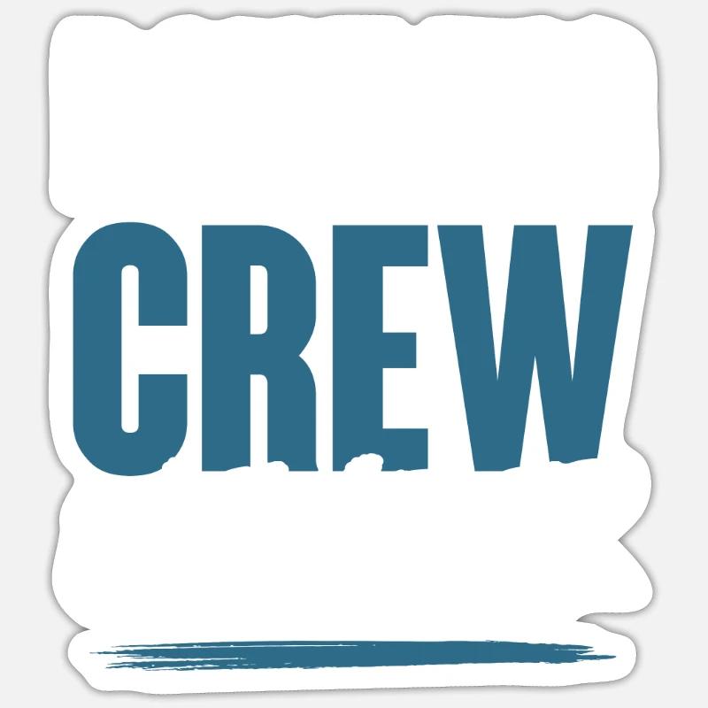 Bowling Crew - Sticker size S (10 x 10 cm) - white matte