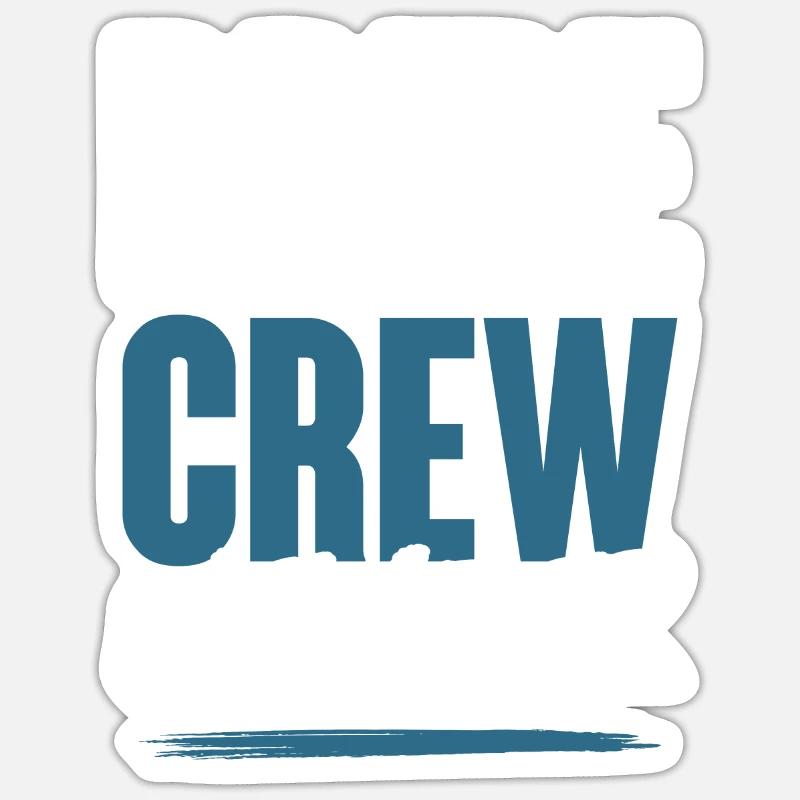 Bride Crew - Sticker size S (10 x 10 cm) - white matte