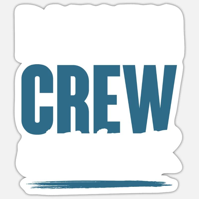 Dancing Crew - Sticker size S (10 x 10 cm) - white matte