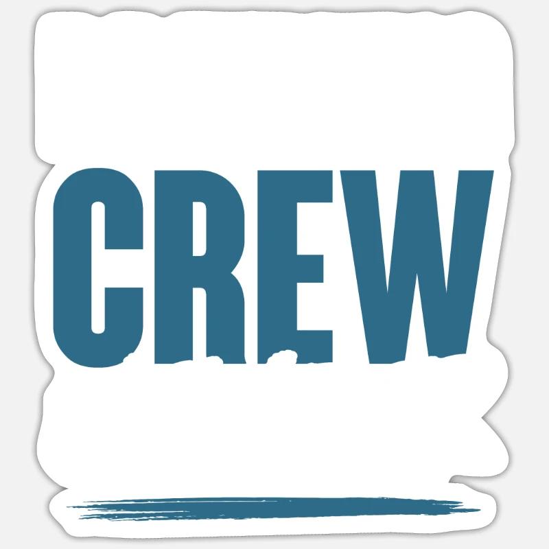 Drinking Crew Sticker Größe S (10 x 10 cm)