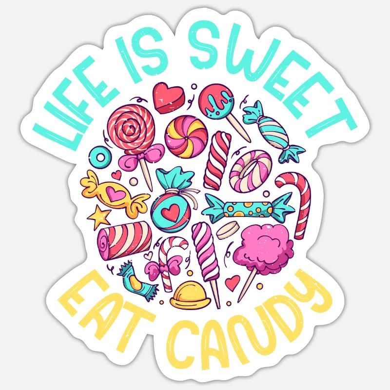 Candy Gift Sticker Größe S (10 x 10 cm)