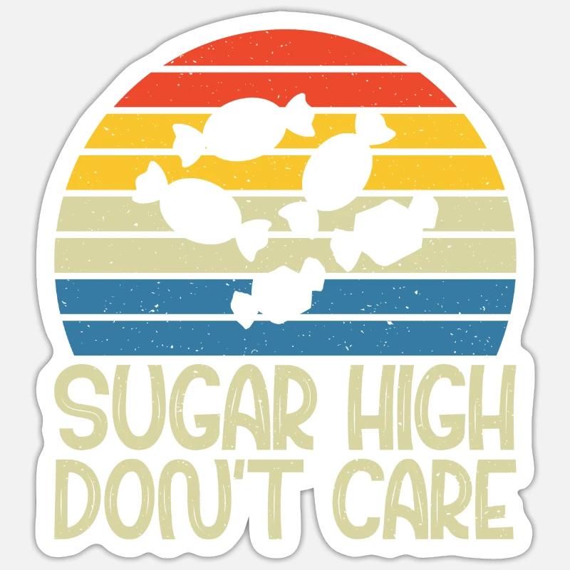 Candy Gift - Sticker size S (10 x 10 cm) - white matte