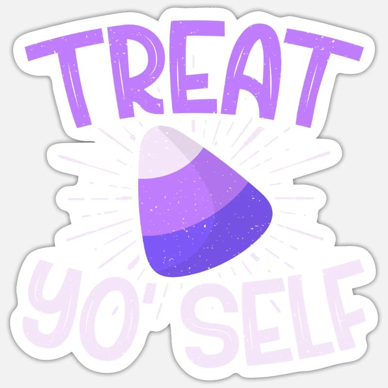 Candy Gift - Sticker size S (10 x 10 cm) - white matte