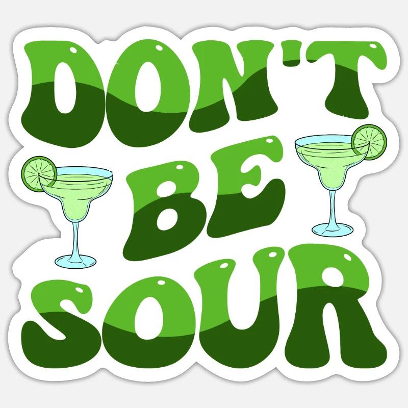 Cinco de Mayo - Sticker taille S (10 x 10 cm) - blanc mat