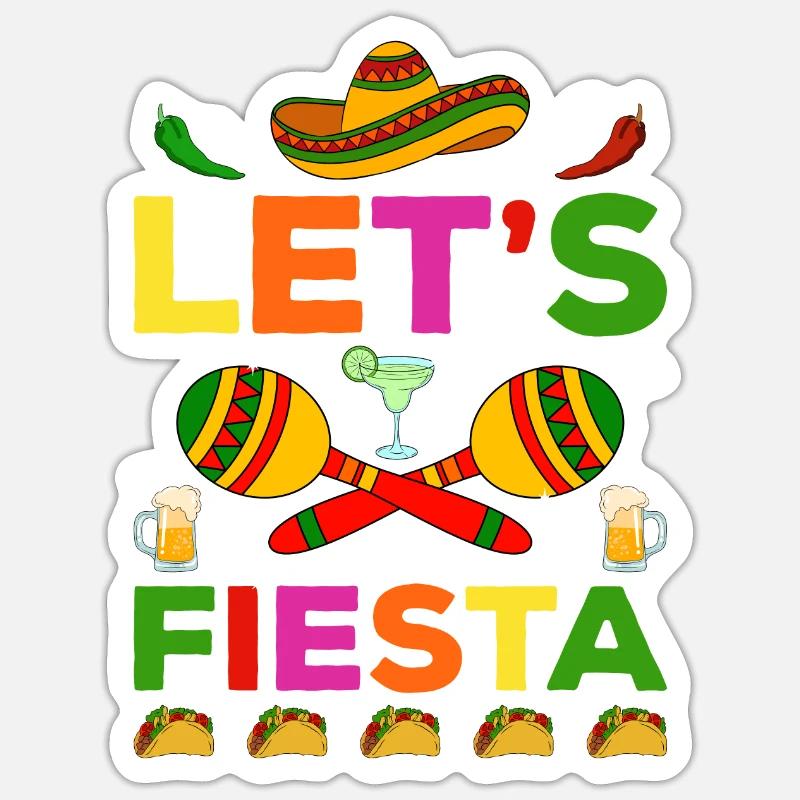 Cinco de Mayo Sticker size S (10 x 10 cm)