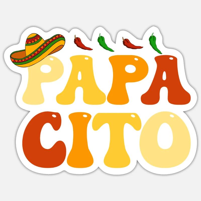 Cinco de Mayo - Sticker size S (10 x 10 cm) - white matte