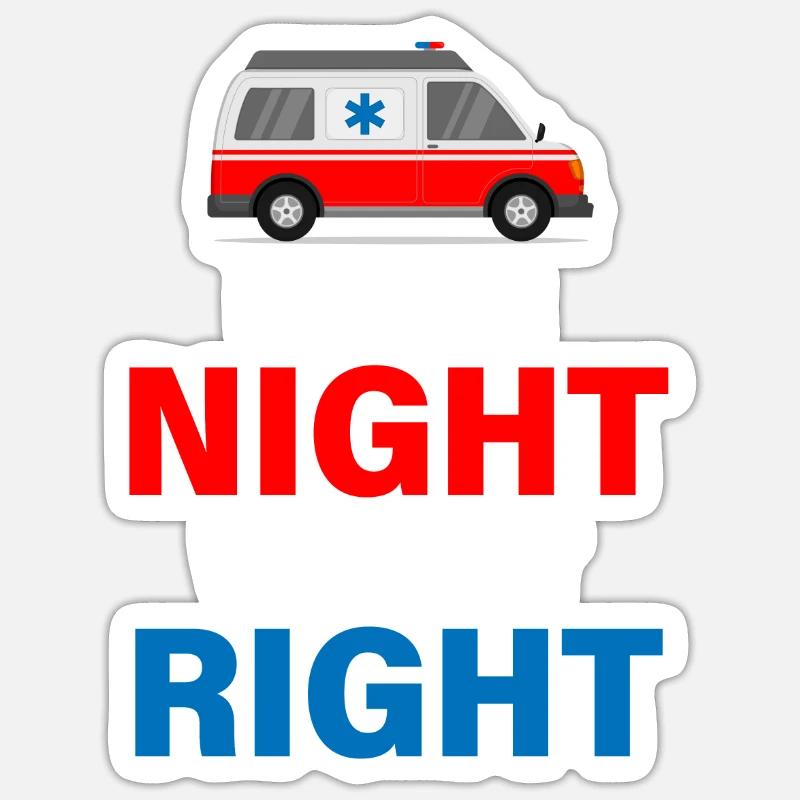 Tag Oder Nacht, Wir Machen Es Richtig Sticker Größe S (10 x 10 cm)