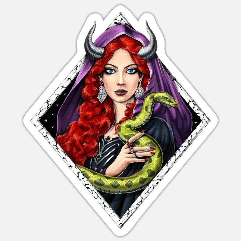 Goddess Lilith Sticker size S (10 x 10 cm)