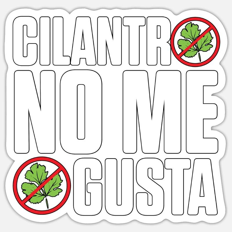 Coriandre no me gusta aversion pour la coriandre Sticker taille S (10 x 10 cm)