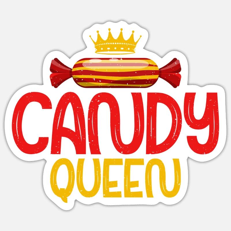Candy Gift - Sticker Größe S (10 x 10 cm) - Mattweiß