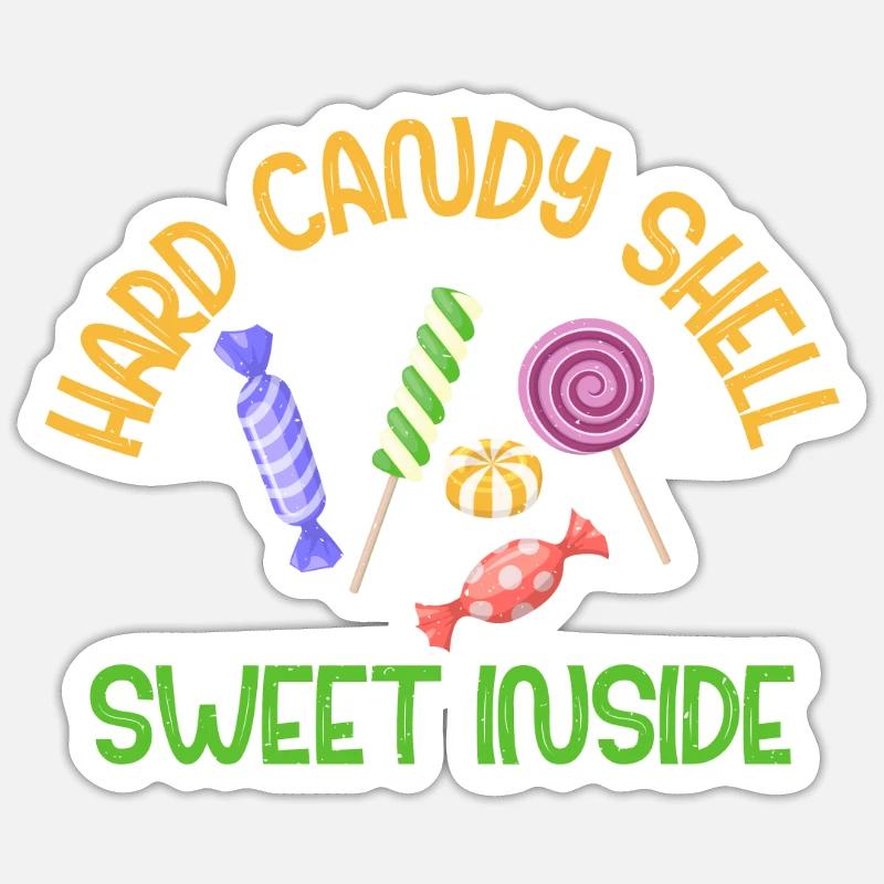 Candy Gift - Sticker size S (10 x 10 cm) - white matte