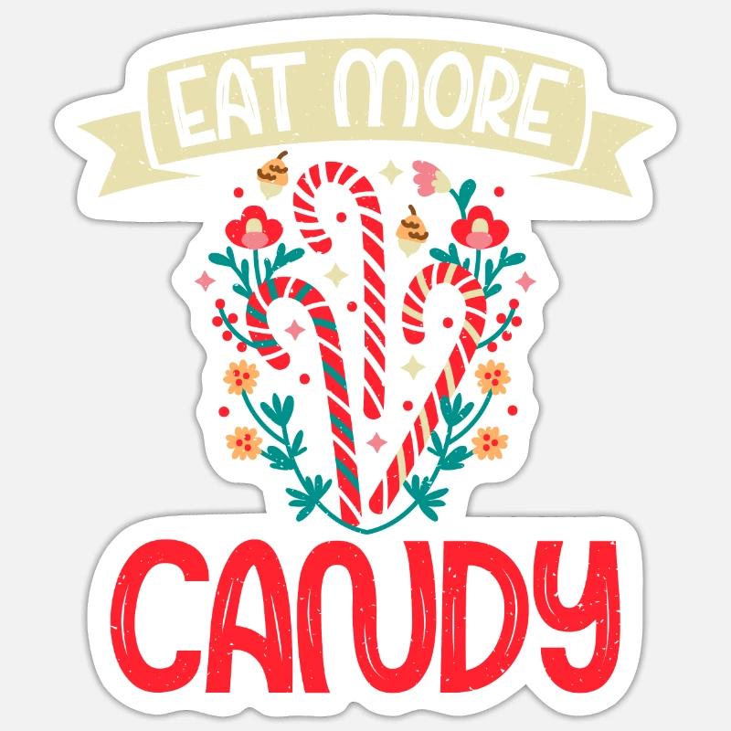 Candy Gift - Sticker size S (10 x 10 cm) - white matte