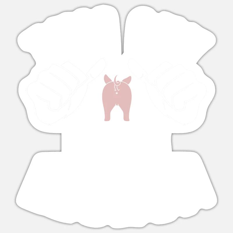 This guy loves lechon Sticker size S (10 x 10 cm)