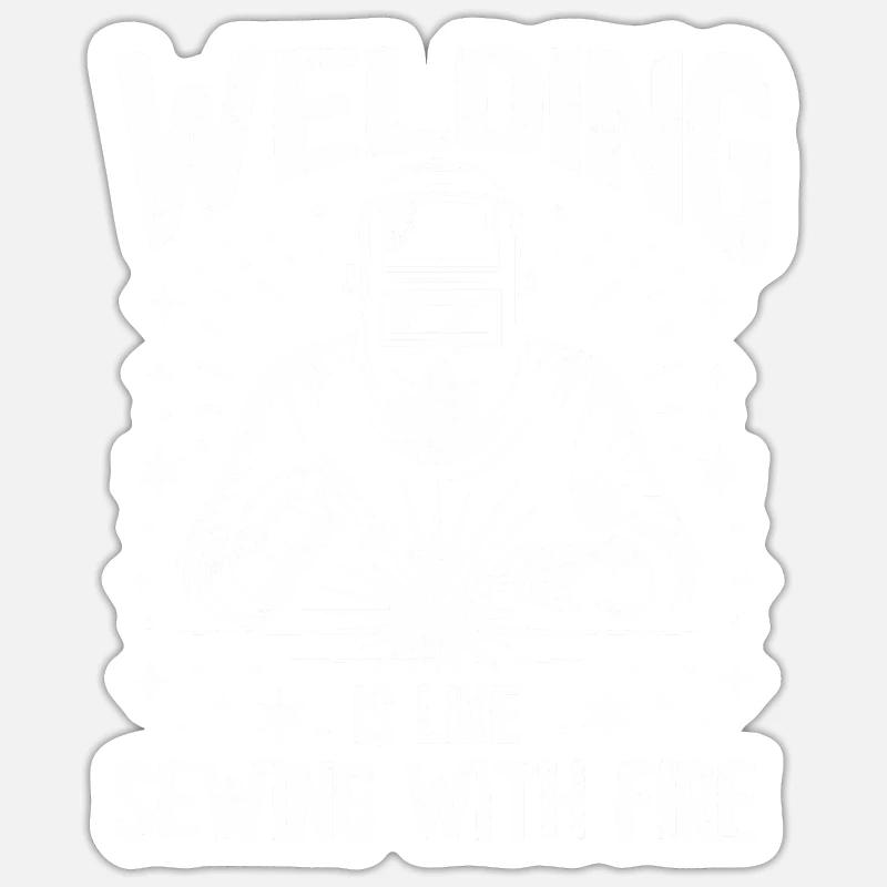 Soudage à la soudeuse Sticker taille S (10 x 10 cm)