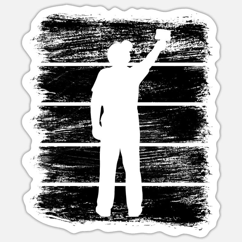 Painter Sticker size S (10 x 10 cm)
