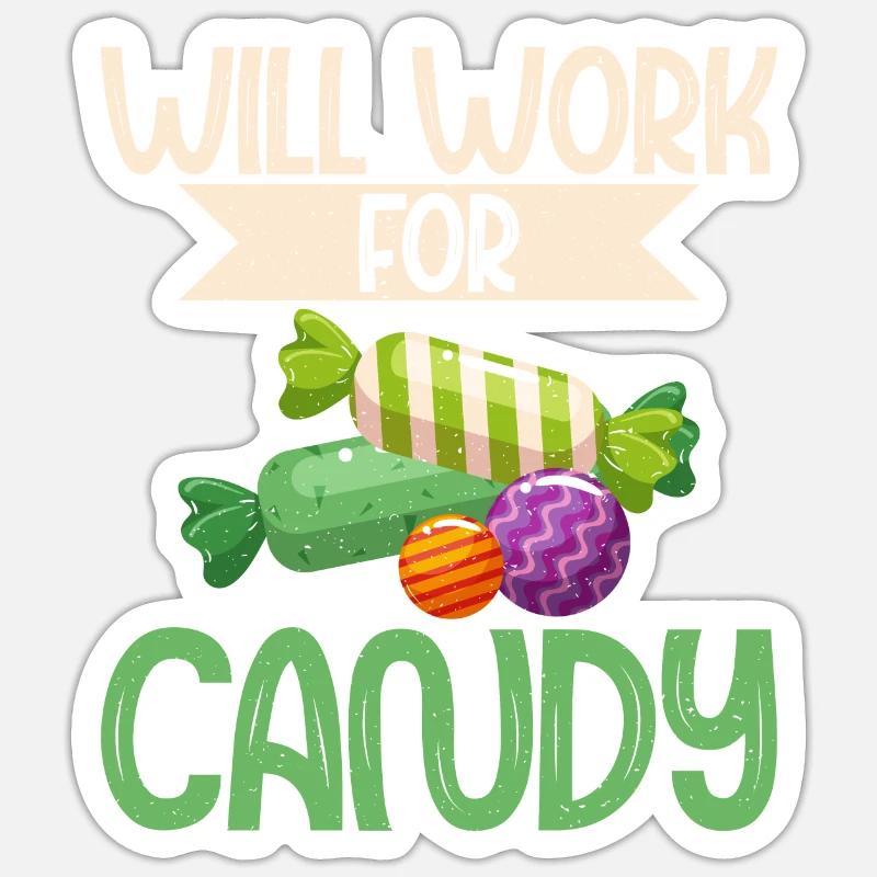 Candy Gift Sticker Größe S (10 x 10 cm)