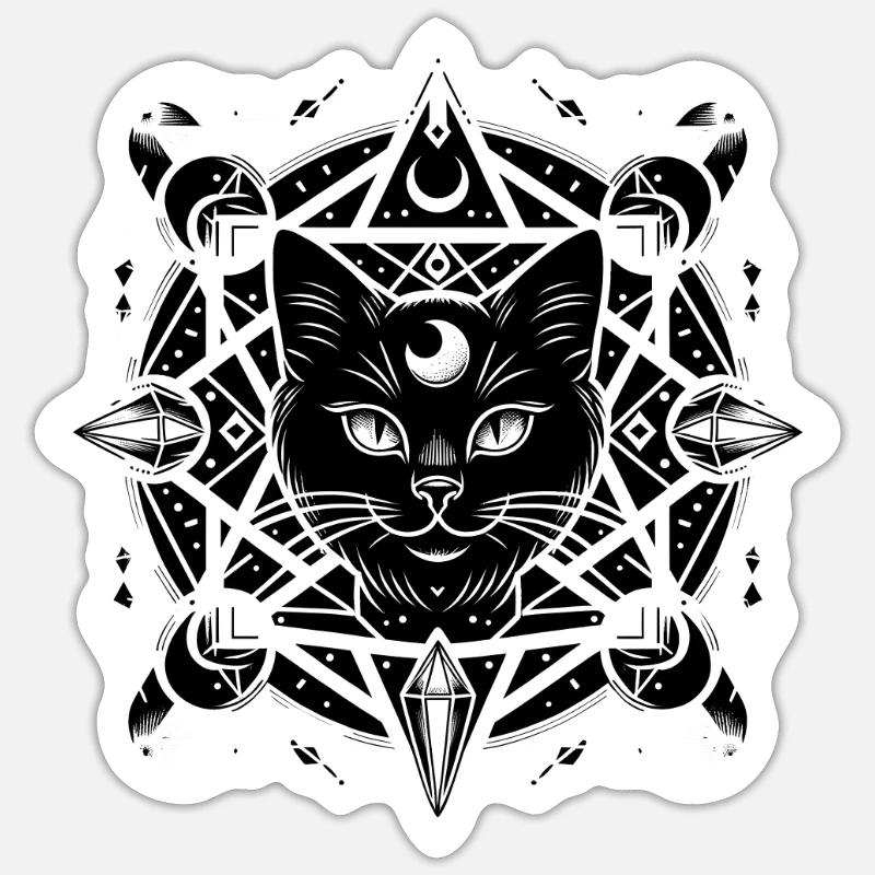 Easter Ostara Eostre Pagan Spring Hare Sticker size S (10 x 10 cm)