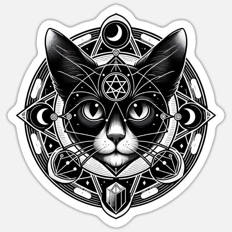 Easter Ostara Eostre Pagan Spring Hare Sticker size S (10 x 10 cm)