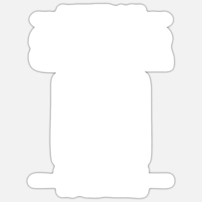 Imprimante 3D Impression 3D - Sticker taille S (10 x 10 cm) - blanc mat