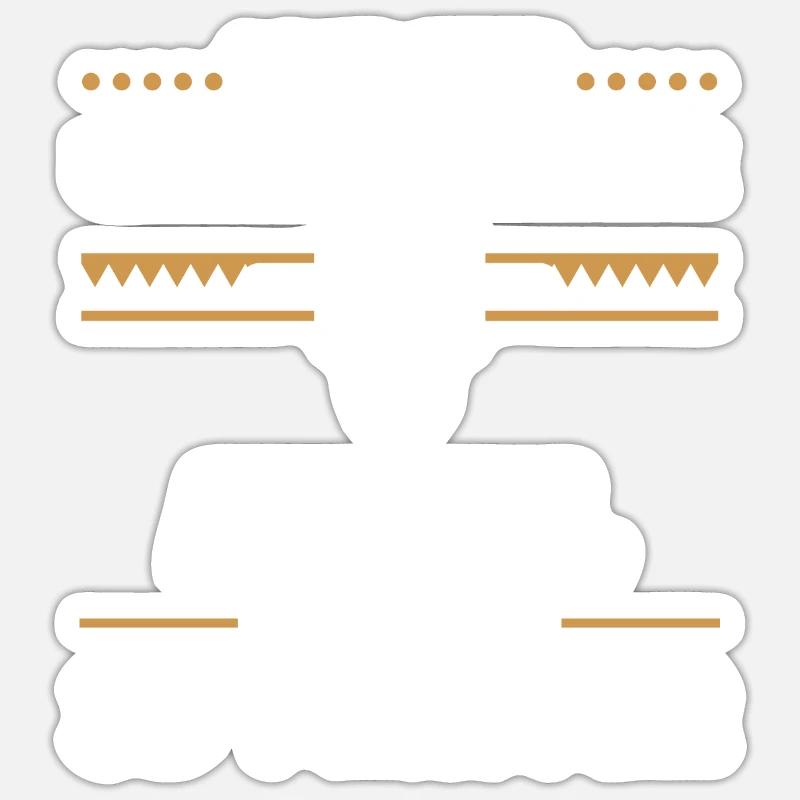3D Printer 3D Printing - Sticker size S (10 x 10 cm) - white matte