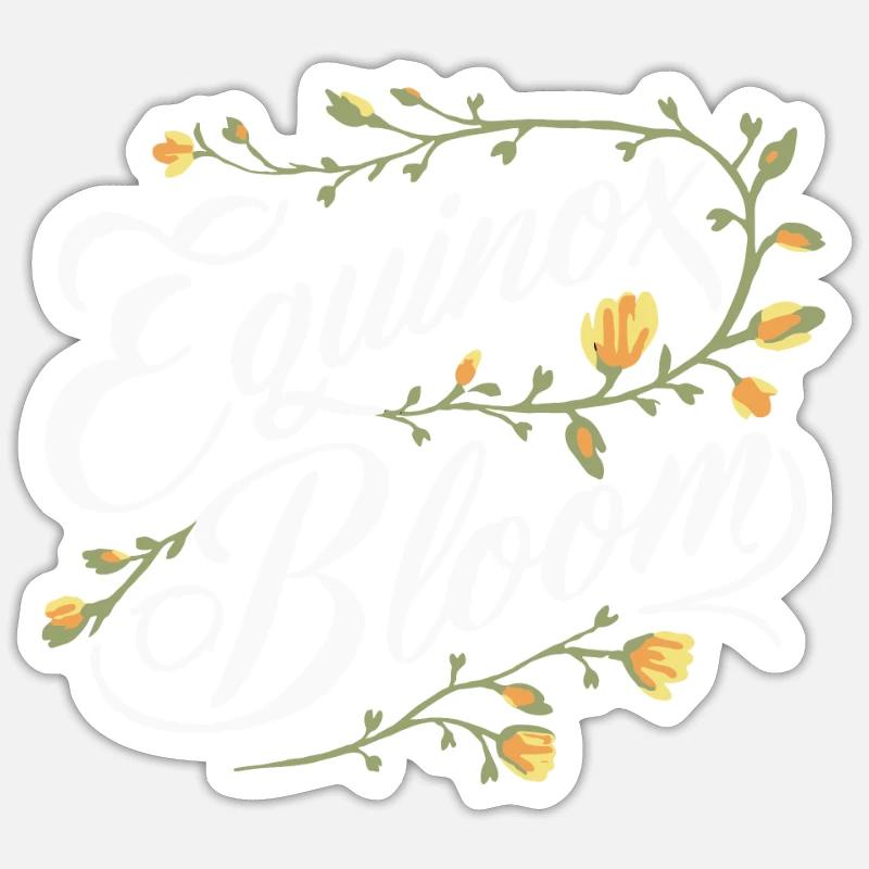 Ostara Eostre équinoxe sorcière déesse païenne rituels Sticker taille S (10 x 10 cm)