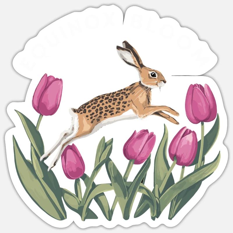 Ostara Eostre Equinox Witch Pagan Goddess Rituals Sticker size S (10 x 10 cm)