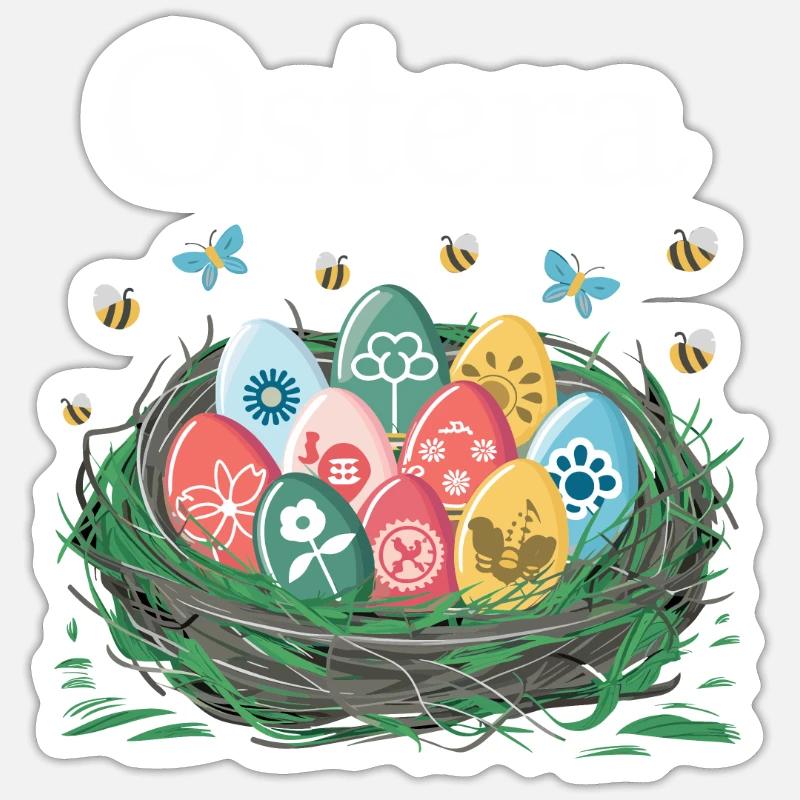 Ostara Eostre équinoxe sorcière déesse païenne rituels Sticker taille S (10 x 10 cm)