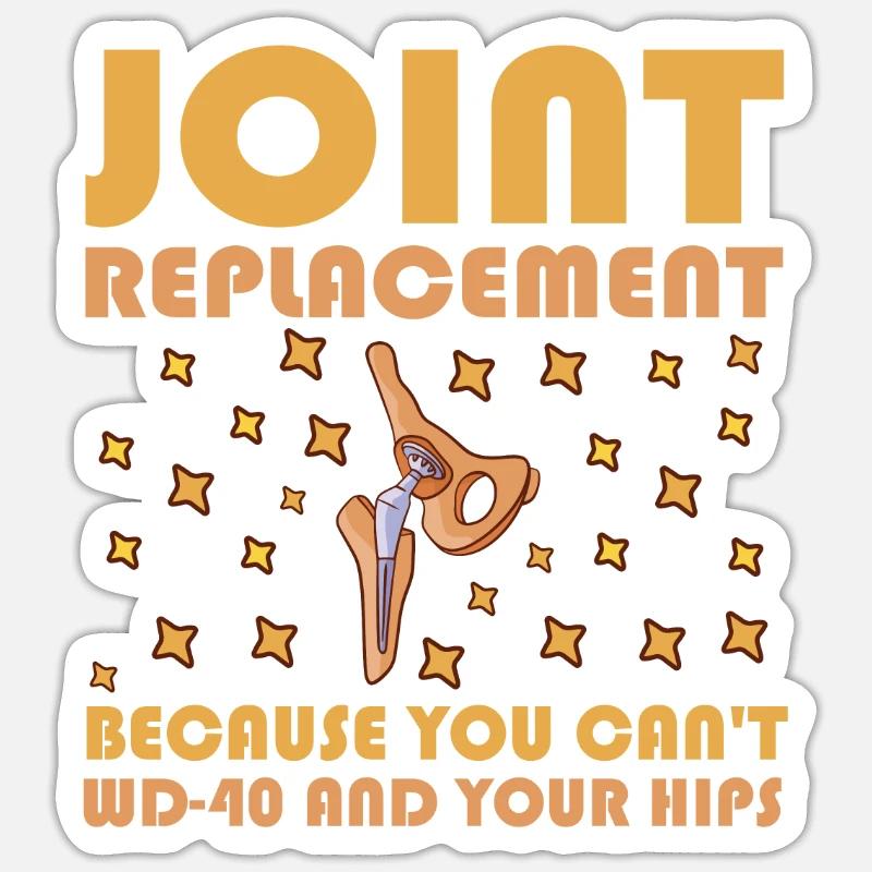 arthrosOrthopedic Surgeon – Joint Replacement Sticker size S (10 x 10 cm)