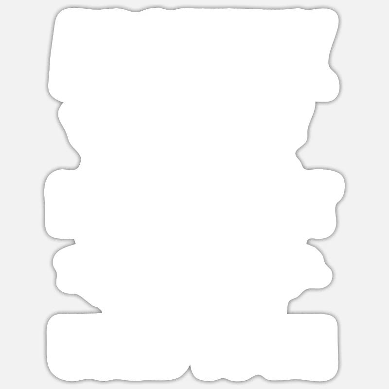 archery - Sticker size S (10 x 10 cm) - white matte