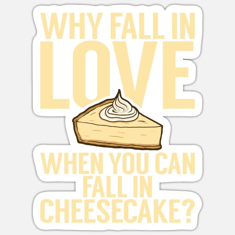 Cheesecake Gift Sticker size S (10 x 10 cm)