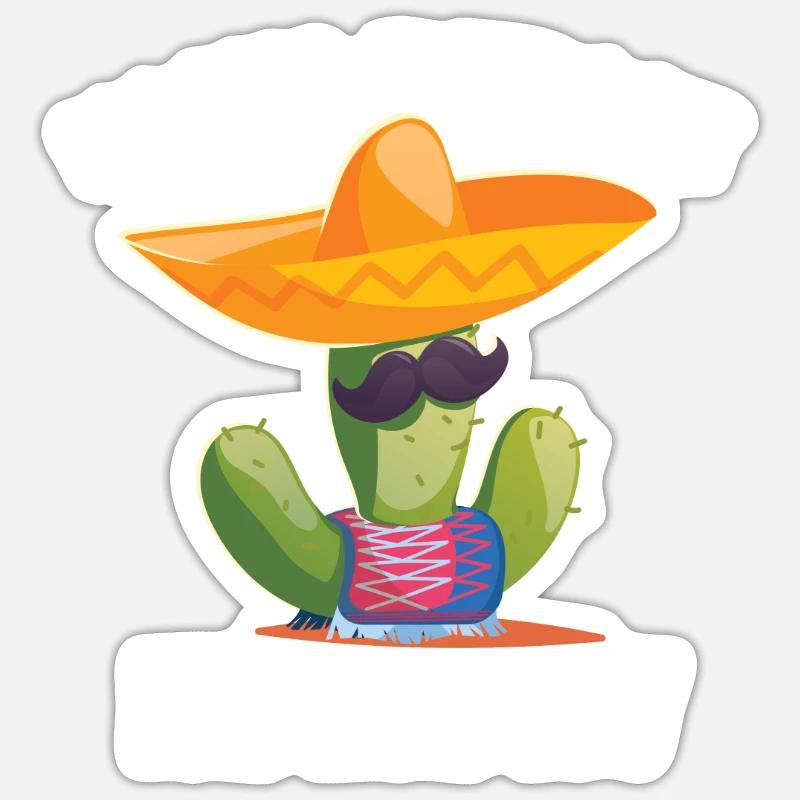 Nacho -Durchschnitt Mamaw Cinco de Mayo Nacho Durc Sticker Größe S (10 x 10 cm)