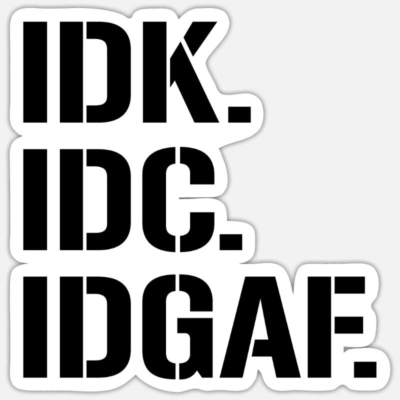 Sticker Größe S (10 x 10 cm) - 