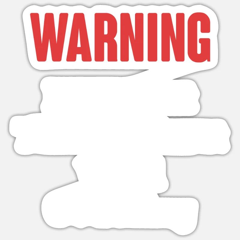 Warning Might Start About Vocal Coaching Sticker size S (10 x 10 cm)