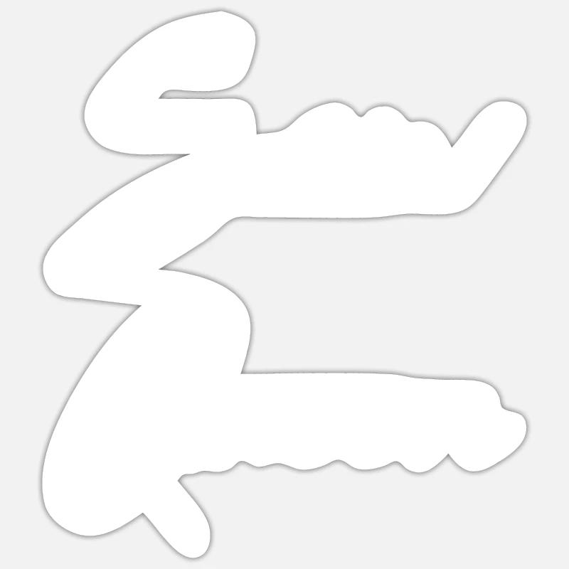 Sewing Sewing Machine - Sticker size S (10 x 10 cm) - white matte