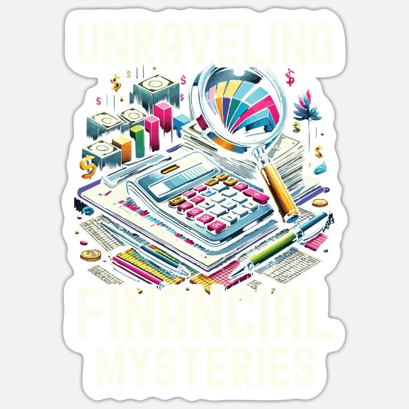 Juricomptable Profession Audit Comptabilité Sticker taille S (10 x 10 cm)