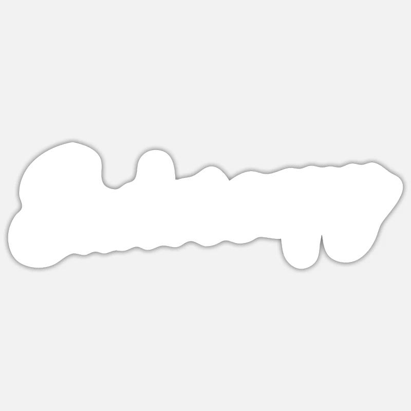 Endoskopie - Sticker Größe S (10 x 10 cm) - Mattweiß