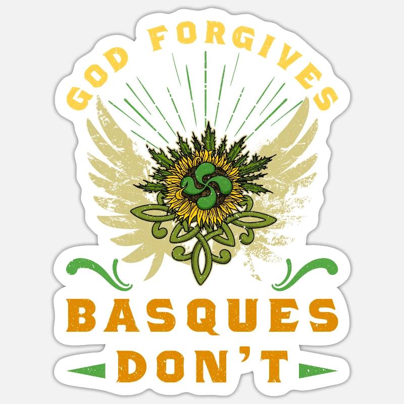 Basken Basco Sprache Spanien Euskara Biskaya Sticker Größe S (10 x 10 cm)