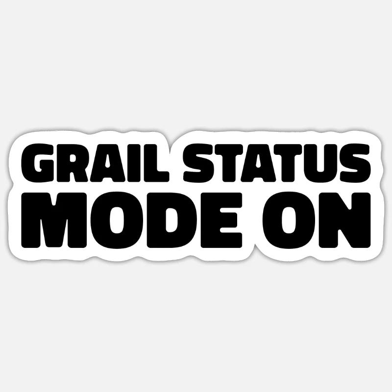 Sneakers Sneaker Head Mode On - Sticker size S (10 x 10 cm) - white matte