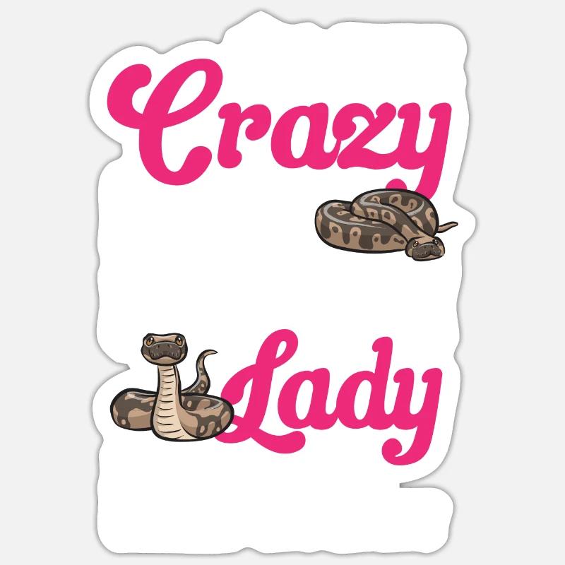 Ball Python Schlange Königspython Sticker Größe S (10 x 10 cm)