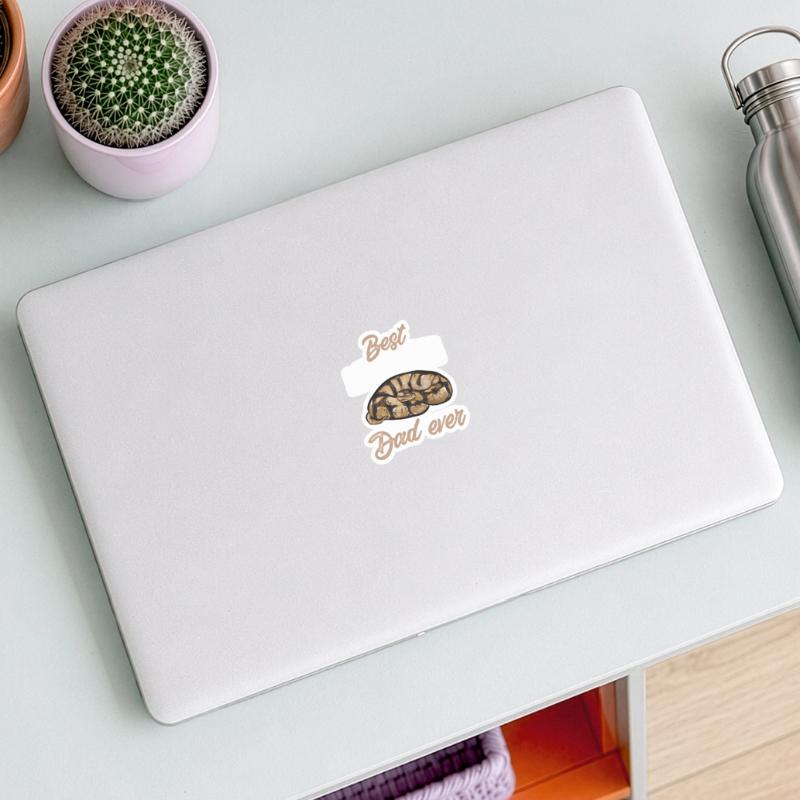 Ball Python Schlange Königspython Sticker Größe S (10 x 10 cm)