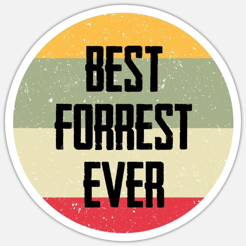 Best Forrest Ever Sticker Größe S (10 x 10 cm)