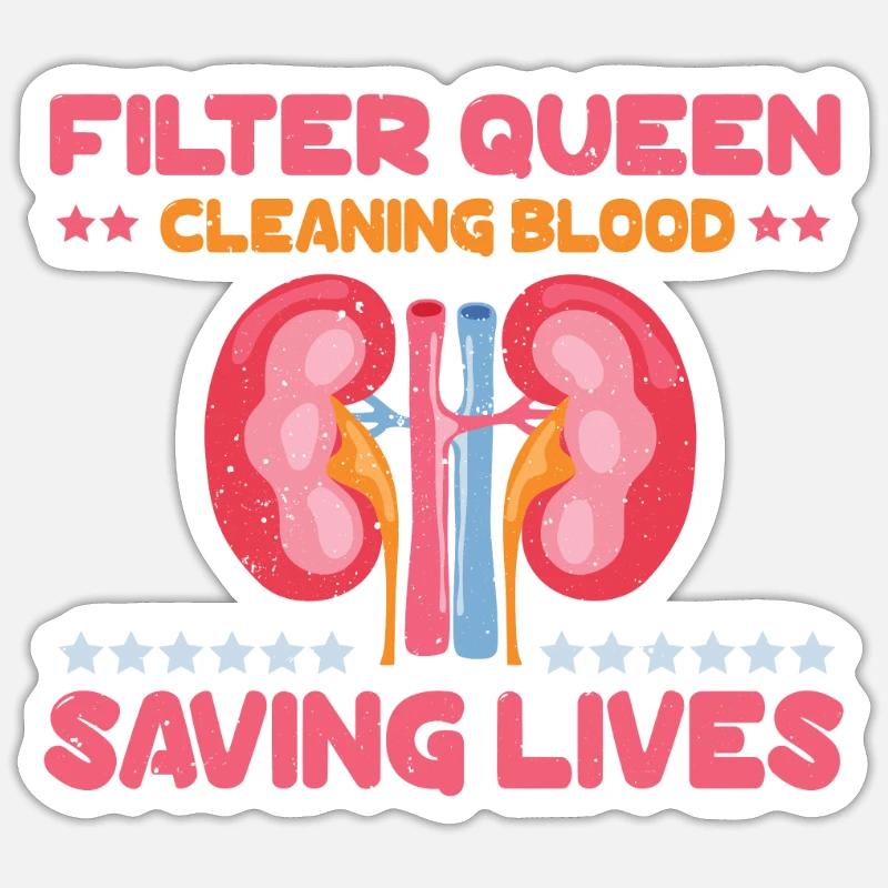 Filter Queen Sticker size S (10 x 10 cm)