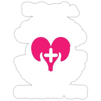 I Became A Caregiver Because Funny Nurse Caregive - Sticker taille S (10 x 10 cm) - blanc mat - Devant